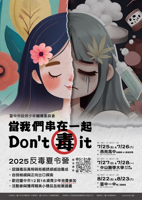 有關思遠健康諮詢顧問股份有限公司辦理「當我們串在一起Don't毒it」青少年反毒夏令營圖片